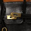 Birkin 25 Lizard Black GHW