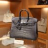 Birkin 25 Matte Alligator Gris Paris PHW