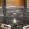 Birkin 25 Matte Alligator Gris Paris PHW