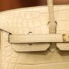Birkin 25 Matte Alligator Vanilla GHW