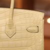 Birkin 25 Matte Alligator Vanilla GHW