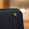 Birkin 25 Matte Alligator Bleu Saphir GHW