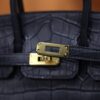 Birkin 25 Matte Alligator Bleu Saphir GHW