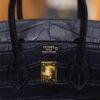 Birkin 25 Matte Alligator Bleu Saphir GHW