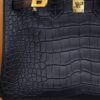 Birkin 25 Matte Alligator Bleu Saphir GHW