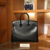 Birkin 25 Box Retourne Black GHW