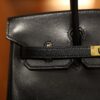 Birkin 25 Box Retourne Black GHW