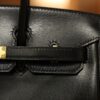 Birkin 25 Box Retourne Black GHW