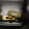 Birkin 25 Box Retourne Black GHW