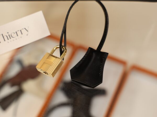 Birkin 25 Box Retourne Black GHW