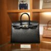 Birkin 25 Box Sellier Black GHW
