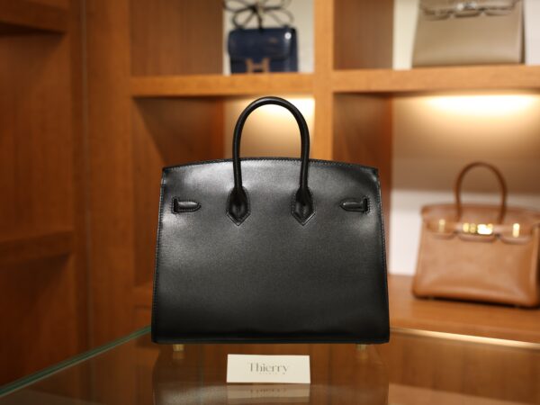 Birkin 25 Box Sellier Black GHW