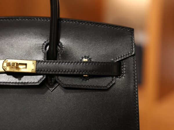 Birkin 25 Box Sellier Black GHW