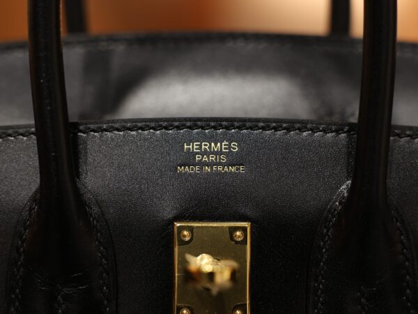 Birkin 25 Box Sellier Black GHW