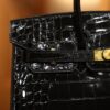 Birkin 25 Shiny Alligator Black GHW