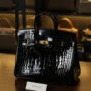 Birkin 25 Shiny Alligator Black GHW