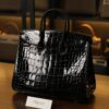 Birkin 25 Shiny Alligator Black GHW