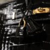 Birkin 25 Shiny Alligator Black GHW