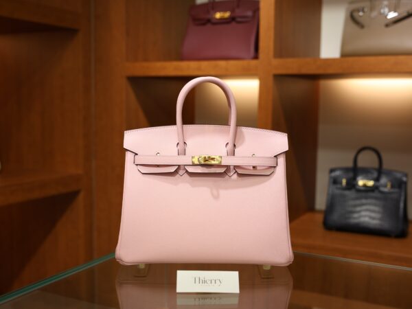 Birkin 25 Swift Rose Sakura GHW