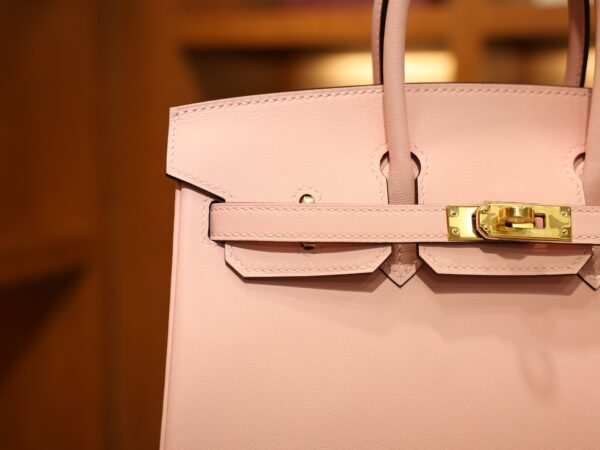 Birkin 25 Swift Rose Sakura GHW