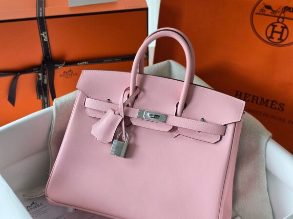Birkin 25 Swift Rose Sakura PHW