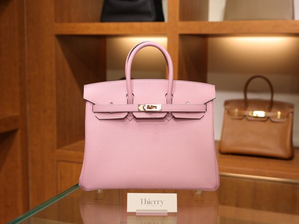 Birkin 25 Swift Mauve Sylvestre RGHW