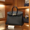Birkin 25 Swift Black GHW