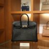 Birkin 25 Swift Black RGHW