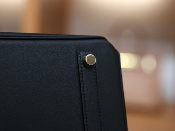 Birkin 25 Swift Black RGHW