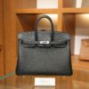 Birkin 25 Swift Black PHW
