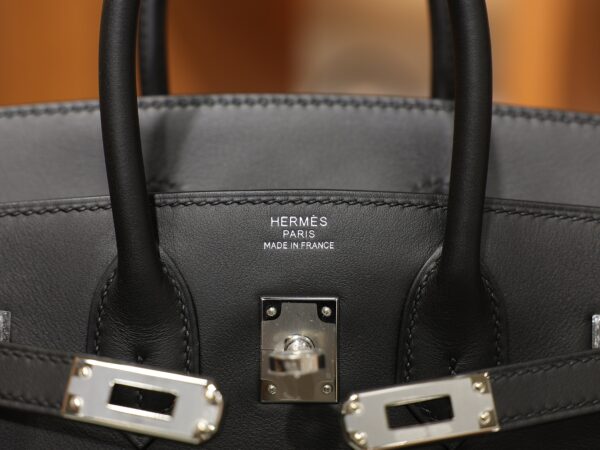 Birkin 25 Swift Black PHW