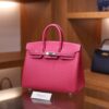 Birkin 25 Epsom Retourne Rose Tyrien PHW
