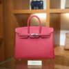 Birkin 25 Epsom Retourne Rose Tyrien PHW