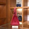 Birkin 25 Epsom Retourne Rose Tyrien PHW