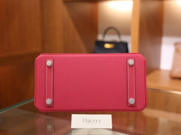 Birkin 25 Epsom Retourne Rose Tyrien PHW