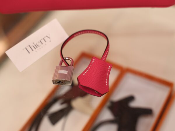 Birkin 25 Epsom Retourne Rose Tyrien PHW
