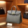 Birkin 25 Epsom Retourne Vert Amande GHW