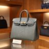 Birkin 25 Epsom Retourne Vert Amande GHW