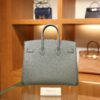 Birkin 25 Epsom Retourne Vert Amande GHW