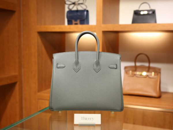 Birkin 25 Epsom Retourne Vert Amande GHW
