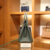 Birkin 25 Epsom Retourne Vert Amande GHW