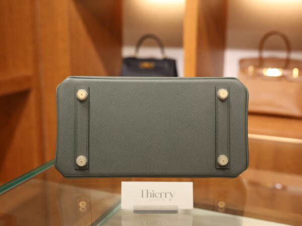 Birkin 25 Epsom Retourne Vert Amande GHW