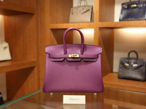 Birkin 25 Epsom Retourne Anemone GHW