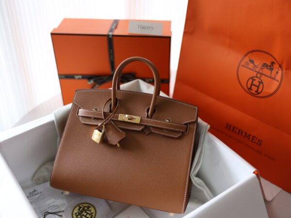 Birkin 25 Epsom Sellier Gold GHW