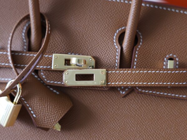 Birkin 25 Epsom Sellier Gold GHW