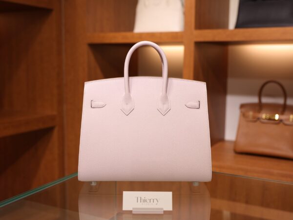 Birkin 25 Epsom Sellier Mauve Pale PHW