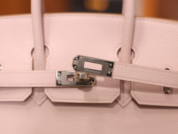Birkin 25 Epsom Sellier Mauve Pale PHW
