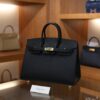 Birkin 25 Epsom Sellier Black GHW