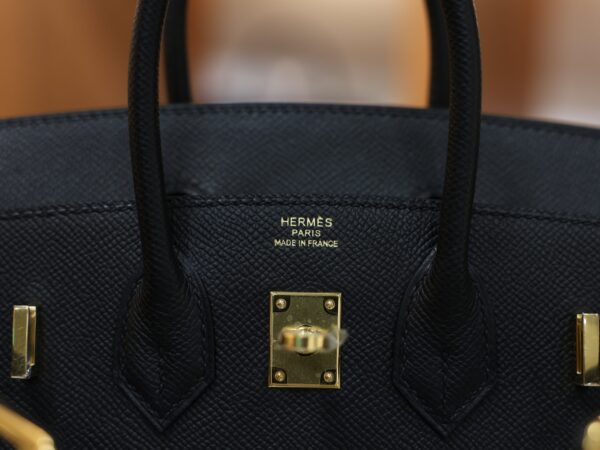 Birkin 25 Epsom Sellier Black GHW
