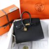 Birkin 25 Epsom Sellier Black GHW
